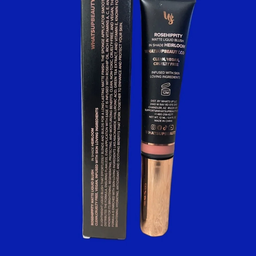 Whats Up Beauty Rosehippity Matte Liquid Blush  in Heirloom